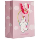 Sac cadeau grand format licorne - draeger paris