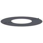 vidaXL Pot en résine Anthracite Résine Moyen Jardinières