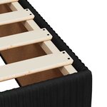 vidaXL Cadre de lit sans matelas noir 120x200 cm velours