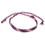 Fil bracelet brésilien 5 coul. Rose violet