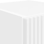 vidaXL Meuble TV mural Blanc 30 x 31 x 100 cm Bois d'ingénierie