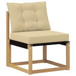 vidaXL Ensemble de canapés d'extérieur 10 pc Blanc et Beige