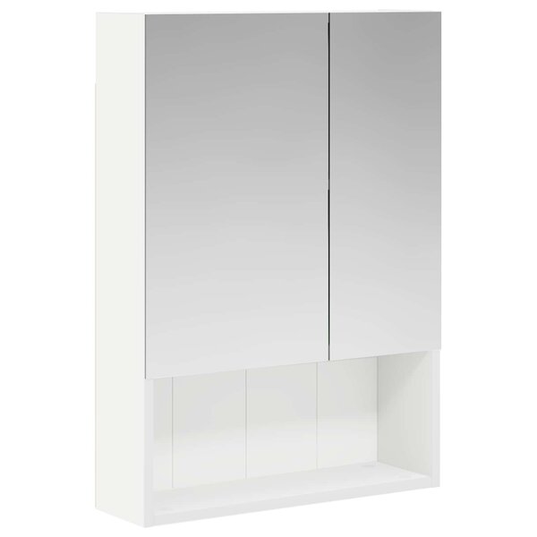 vidaXL Armoire Miroir de Salle de Bain Blanc 50 x 14 5 x 70 cm