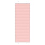vidaXL Store plissé rose 75x200 cm largeur du tissu 74 4 cm polyester