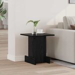 vidaXL Table d'appoint Chêne noir 35 5 x 35 x 40 cm Bois d'ingénierie
