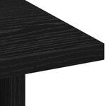 vidaXL Table de chevet Chêne noir 41 x 40 x 45 cm Bois d'ingénierie