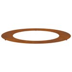 vidaXL Cache-pot en acier corten Acier corten Grand