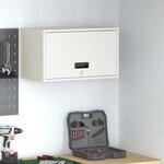 vidaXL Armoire murale pour garage Blanc 60 x 33 x 35 cm