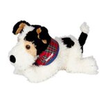 Coppenrath Verlag 16934 - Peluche chiot Fox Terrier Boomer - Blanc Noir