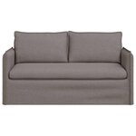 vidaXL Canapé Taupe 156 x 82 x 85 cm tissu