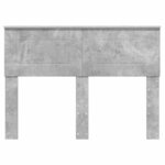 vidaXL Tête de lit Gris béton 135 cm Bois d'ingénierie
