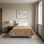 vidaXL Duvet complet toute l'année Matelassé Taupe 155 x 200 cm