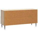 vidaXL Meuble TV Chêne Sonoma 102 x 34 5 x 50 cm Bois d'ingénierie