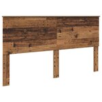 vidaXL Tête de lit Bois Ancien 180 cm Bois d'ingénierie