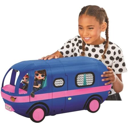 L.o.l. Surprise glamper - camping-car pour poupée 4 en 1 - bleu électrique  - La Poste