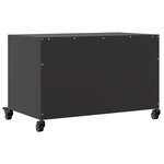 vidaXL Meuble TV noir 68x39x43 5 cm acier