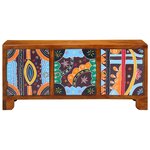 vidaXL Banc à chaussures Multicolore 100 x 35 x 45 cm