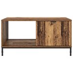 vidaXL Table basse Bois ancien 90 x 49 x 46 cm Bois d'ingénierie