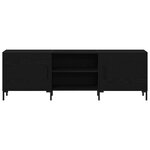 Meuble TV vidaXL Noir Chêne 150x30x50 cm Bois d'ingénierie