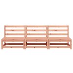 vidaXL Canapés de jardin sans accoudoirs 3 Pièces bois massif douglas