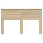 vidaXL Tête de lit Chêne Sonoma 140 cm Bois d'ingénierie