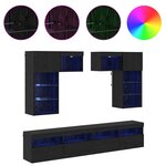 vidaXL Meubles TV muraux 6 Pièces Chêne artisanal 100 x 30 x 40 cm