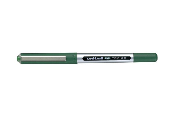 Stylo roller encre liquide EYE UB150 pointe fine 0 5mm Vert UNI-BALL