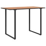 vidaXL Ensemble de salle à manger de jardin 2 pièces avec coussins taupe
