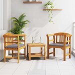 vidaXL banc Finition à l'huile naturelle 68 5 x 46 x 82 5 cm