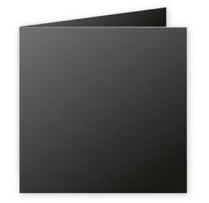 Paquet de 25 Cartes pliées 210g 135x135 noir Clairefontaine