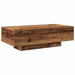 vidaXL Table basse vieux bois 100x49 5x31 cm bois d'ingénierie