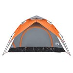 vidaXL Tente de camping à dôme 3 personnes libération rapide