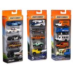 MATCHBOX Pack de 5 véhicules (modeles aléatoires)
