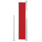 vidaXL Auvent latéral de patio 160x300 cm Rouge