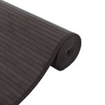 vidaXL Tapis rectangulaire marron foncé 100x300 cm bambou