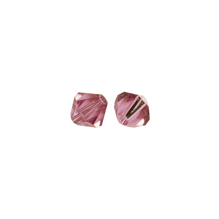 Perle cristal swarovski rose chiffon ø 3 mm