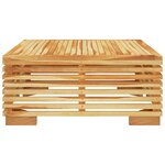 vidaXL Table basse de jardin 69 5x69 5x31 cm Bois massif de teck
