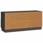 vidaXL Meuble TV avec tiroir Noir 102 x 34 5 x 47 cm Bois d'ingénierie