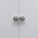 vidaXL Armoire de salle de bain Blanc 46x24x116 cm Bois de Paulownia