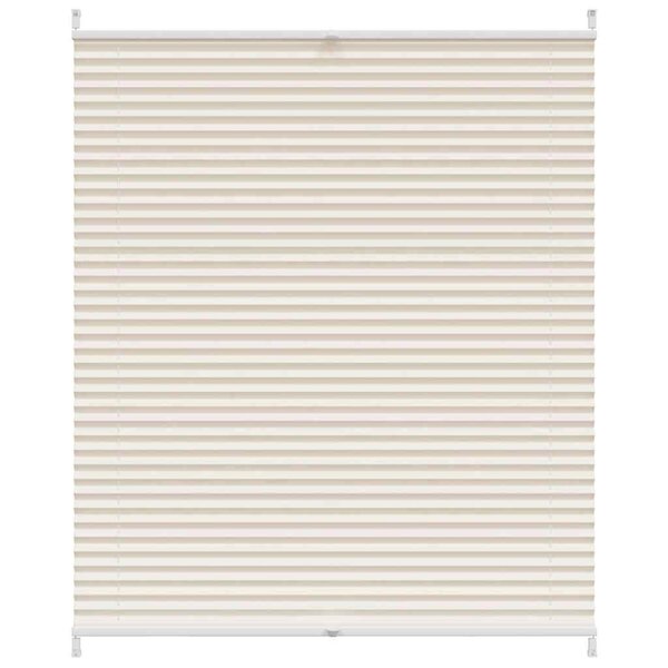 vidaXL Store plissé 100x125 cm Crème