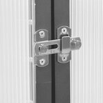 vidaXL Serre avec cadre de base anthracite 445x169x195 cm aluminium