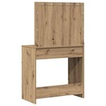 vidaXL Table de Toilette Chêne artisanal 78 5 x 41 x 135 cm