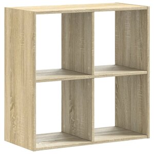 vidaXL Bibliothèque chêne sonoma 68 5x32x68 5 cm bois d'ingénierie