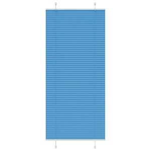 vidaXL Store plissé bleu 100x200 cm largeur du tissu 99 4 cm polyester