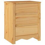 Table de chevet "DRAMMEN" 45x35x56 cm en bois de pin massif