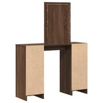vidaXL Table de Toilette Marron 102 x 33 x 135 cm Bois d'ingénierie