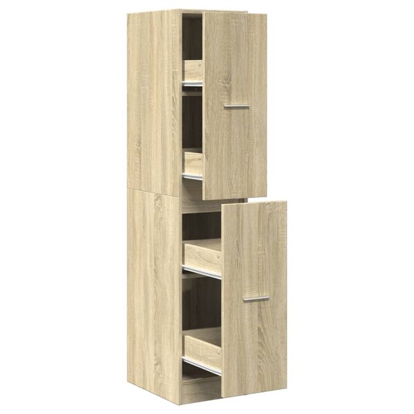 vidaXL Armoire d'apothicaire Chêne Sonoma 30x41x144 5 cm Bois d'ingénierie