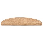 vidaXL Tapis d'escalier auto-adhésifs 15 Pièces Doré 80 x 24 5 x 3 5 cm