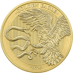 Monnaie GOLDEN EAGLE 1/4 Oz Or 25€ Euro Malta 2026 (PRÉCOMMANDE)