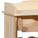 Porte-bouteilles vidaXL 90x60x30 cm en bois massif de pin